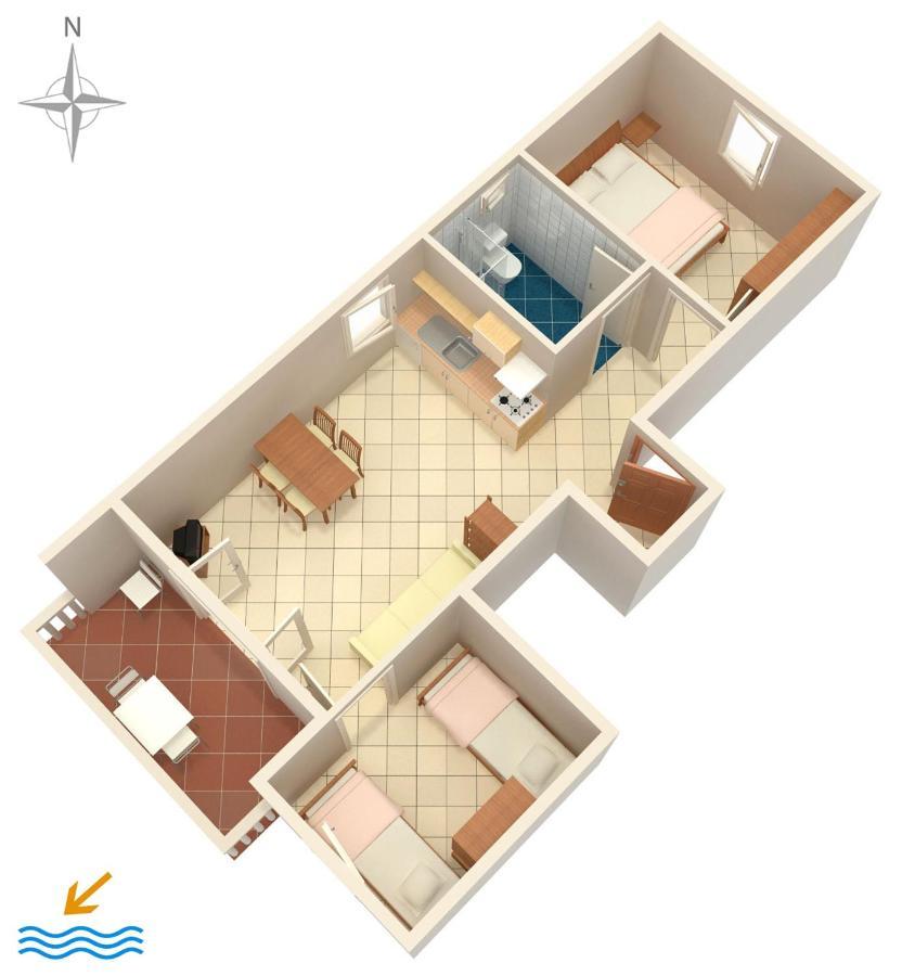 Apartments With A Parking Space Mandre, Pag - 6405 Колан Екстер'єр фото